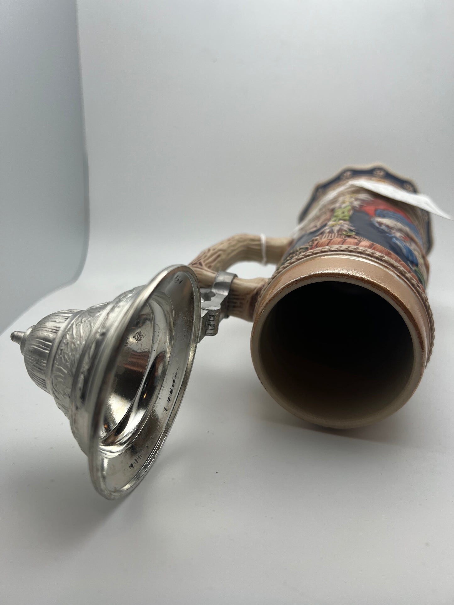 West German Stein w/ Music Box Base