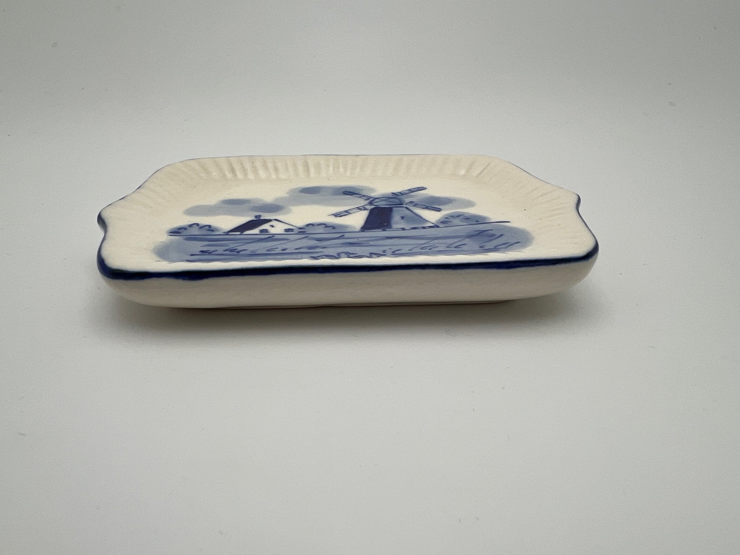 Tiny Delft Tray w/ Windmill Image