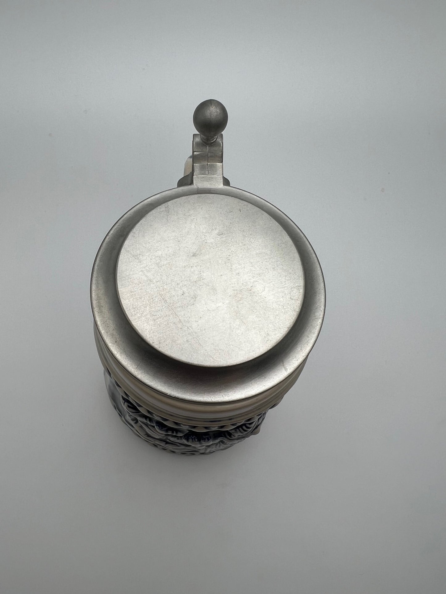 Gerz German Beer Stein with Pewter Lid
