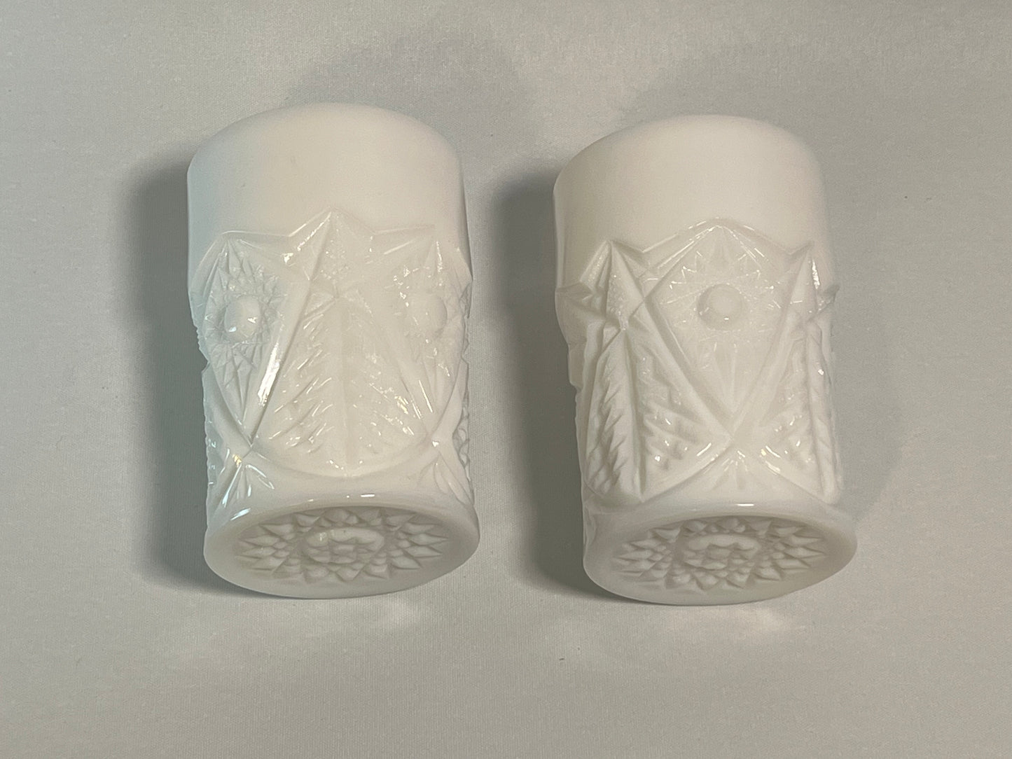 Pair of Valtec Milk Glass 8oz Tumblers by Kemple