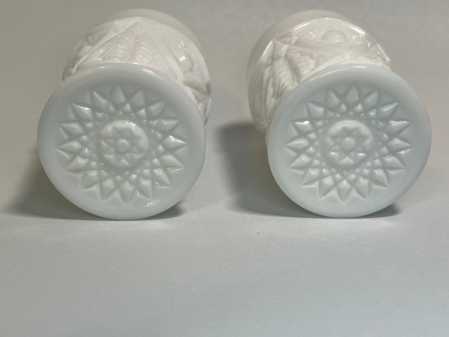 Pair of Valtec Milk Glass 8oz Tumblers by Kemple