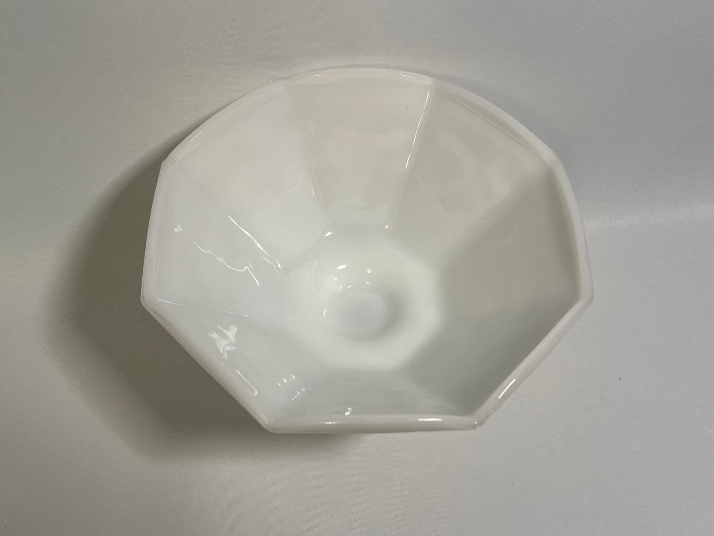 Anchor Hocking Harvest Grape Milk Glass Pedestal Bowl