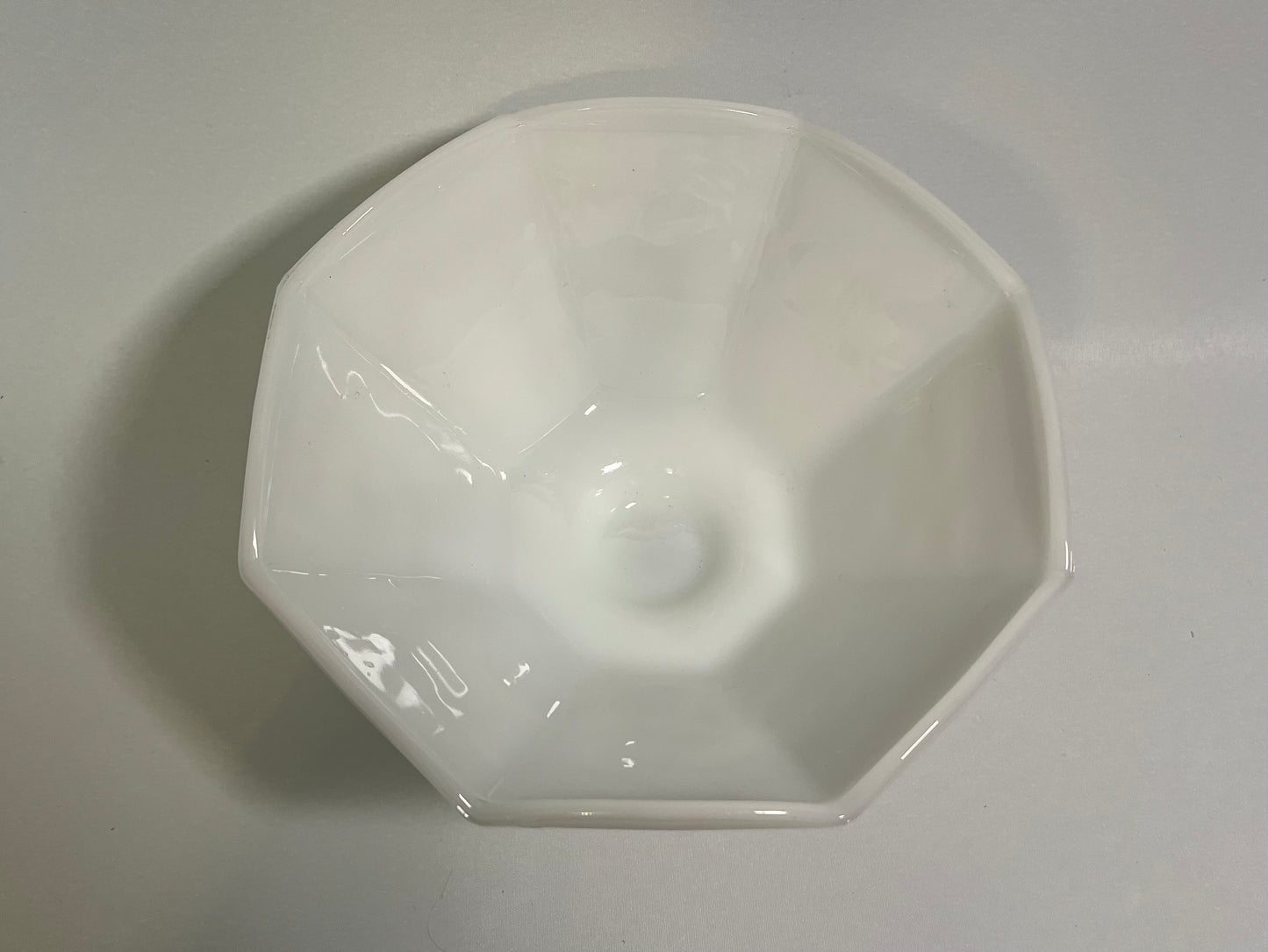 Anchor Hocking Harvest Grape Milk Glass Pedestal Bowl