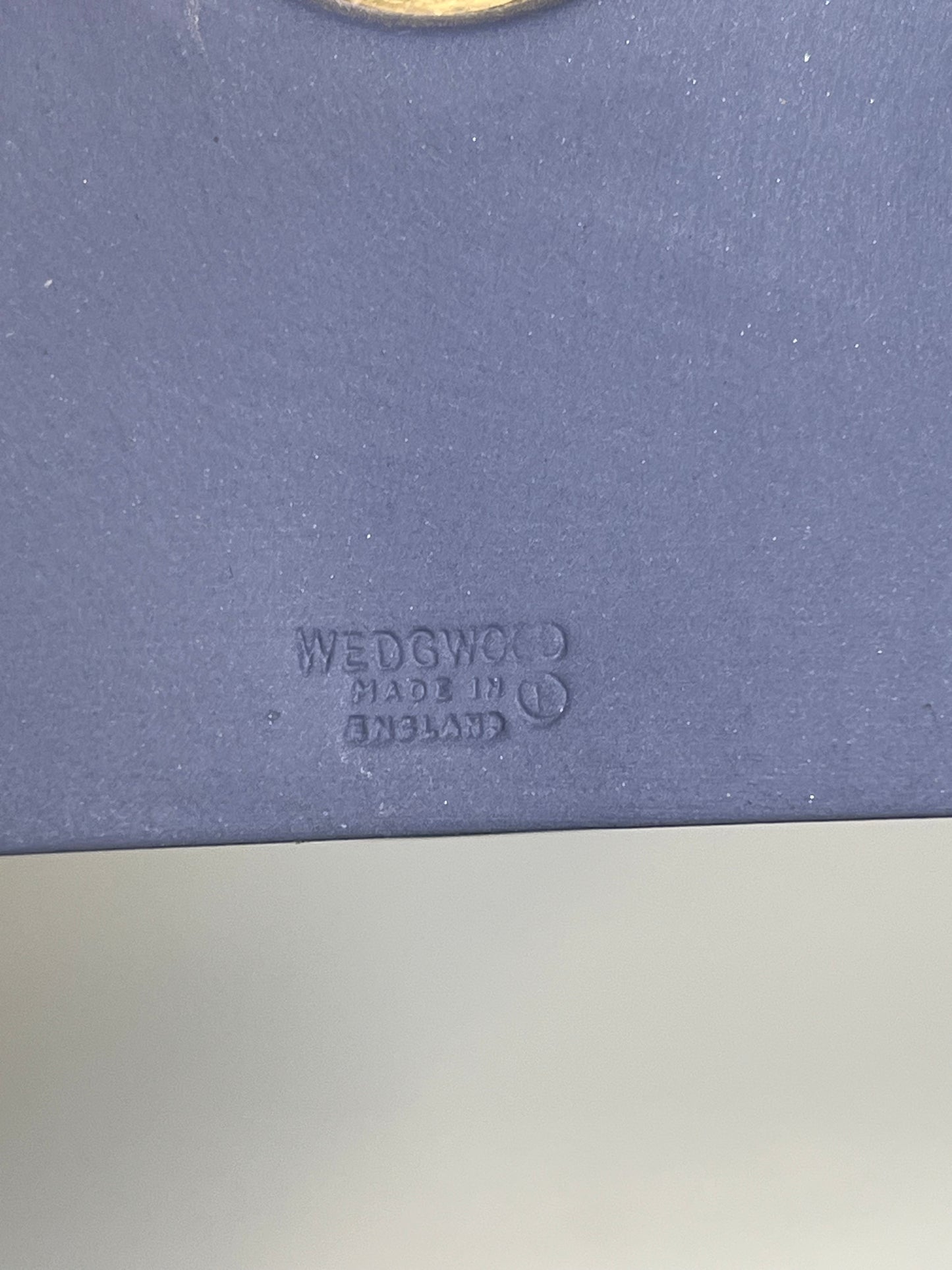Wedgwood Portland Blue Jasperware Grecian Clock