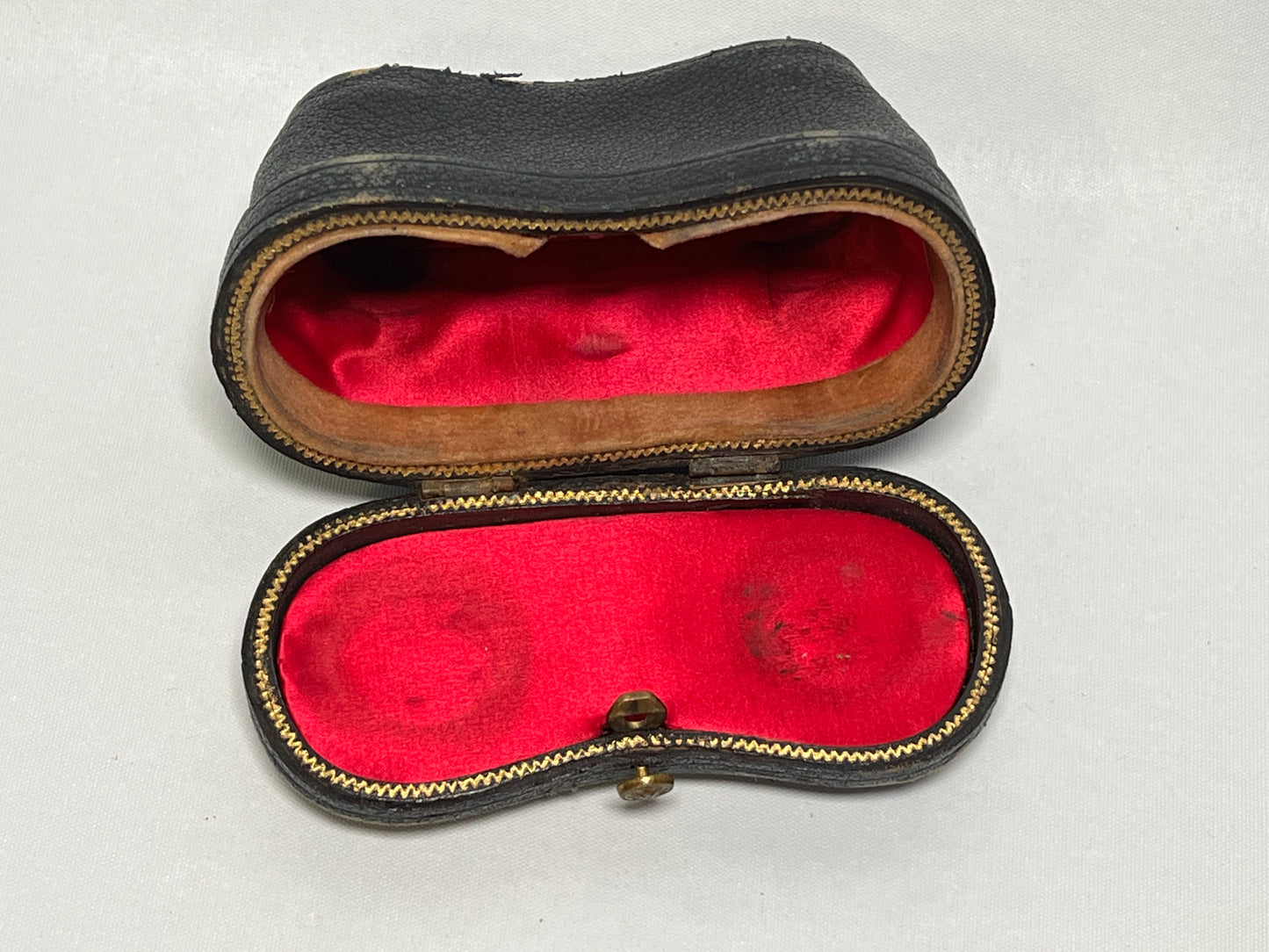 Antique Iris Opera Glasses, Mother of Pearl and Brass, Made in Paris, Includes Original Case