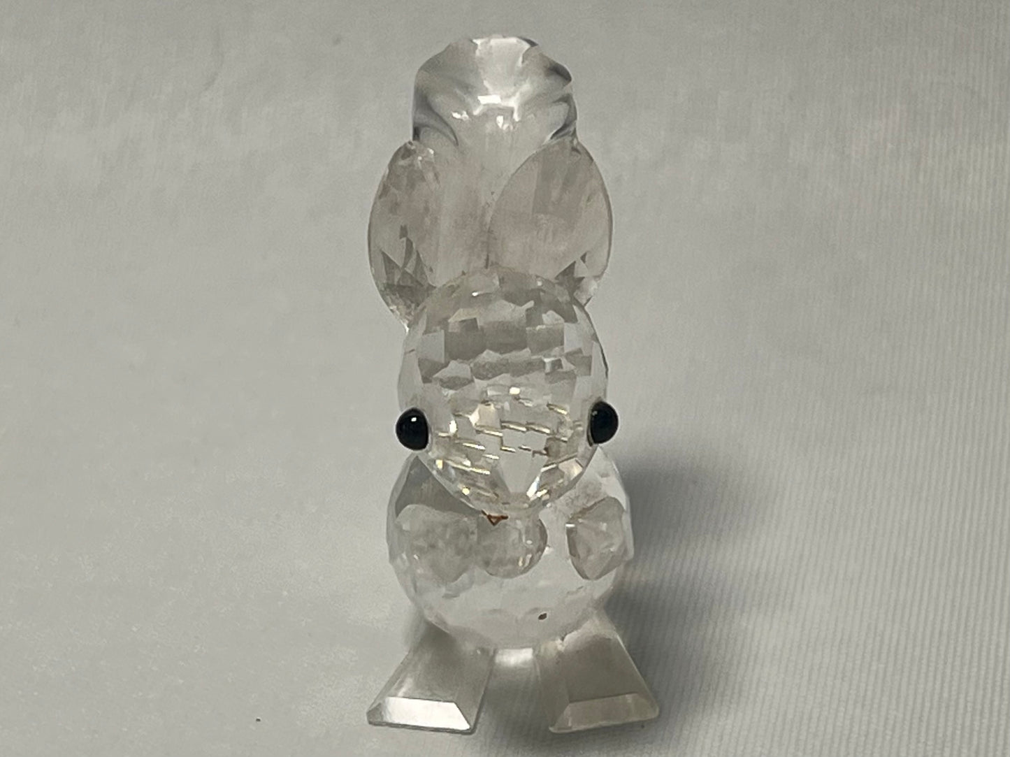 Swarovski Crystal Squirrel Holding Nut Figurine