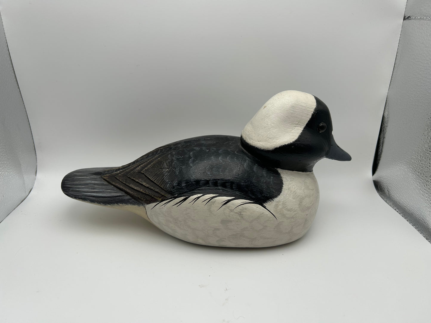 Vintage Hand Carved/Painted Signed Bill Gallagher Bufflehead Duck Decoy