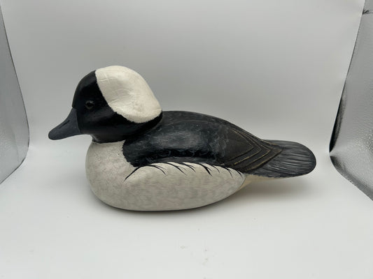 Vintage Hand Carved/Painted Signed Bill Gallagher Bufflehead Duck Decoy