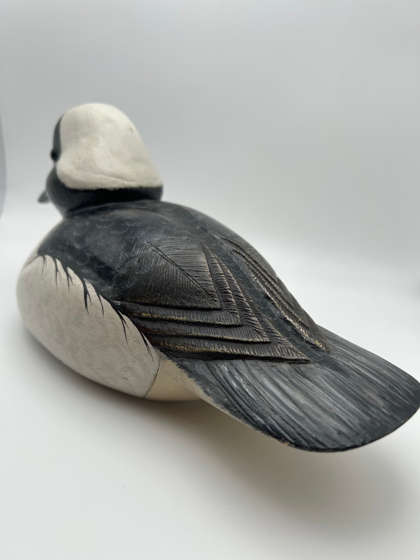 Vintage Hand Carved/Painted Signed Bill Gallagher Bufflehead Duck Decoy