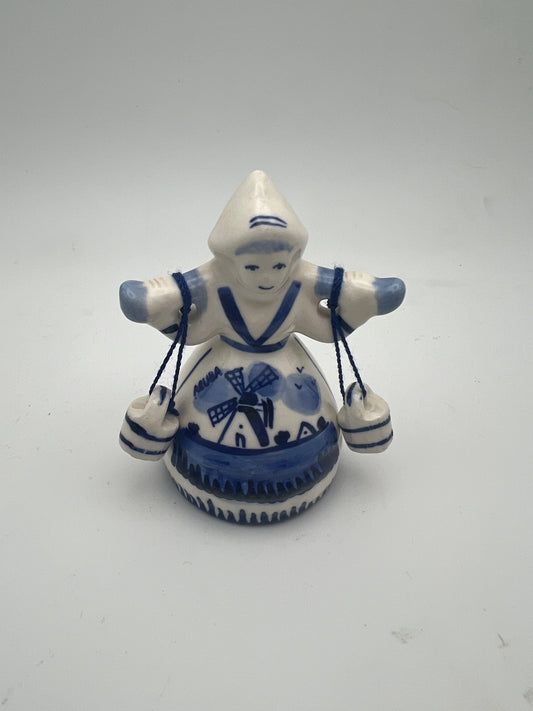 Delft - Woman Bell w/ Water Buckets