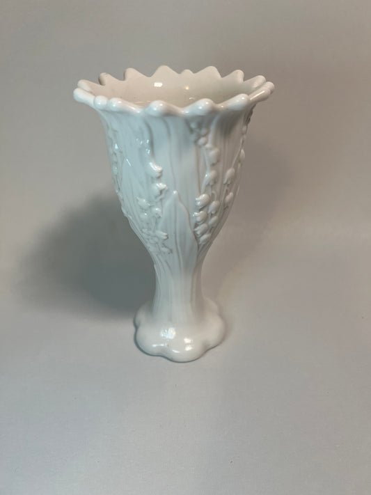 Westmoreland Lily of the Valley Milk Glass Vase