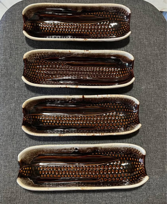 Set of 4 Vintage Pfaltzgraff Corn on the Cob Holders